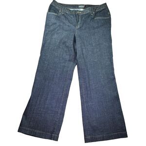 Venezia Jeans Womens 4 New Dark Blue Denim Bootcut Stretch Flare‎ Bells Retro